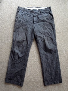 32 STANDARD CALIFORNIA BLACK CHAMBRAY PANT