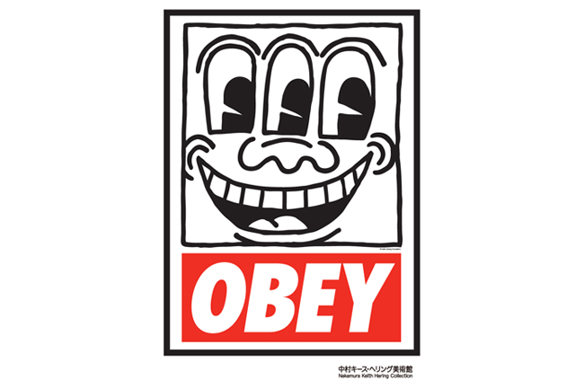 Obey Keith Haringによるエキシビションが中村キース ヘリング美術館にて10月10日 水 より開催