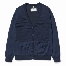 MULTI-STITCH CARDIGAN NAVY 44000円