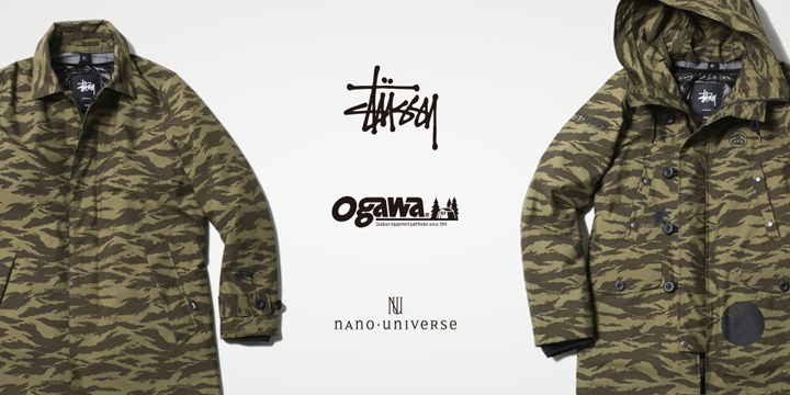 STUSSY × OGAWA CAMPAL × nano・universeのコラボアイテムが12日20日