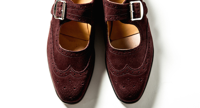 今日の逸品】［TRICKER'S for NEEDLES］のストラップシューズ。
