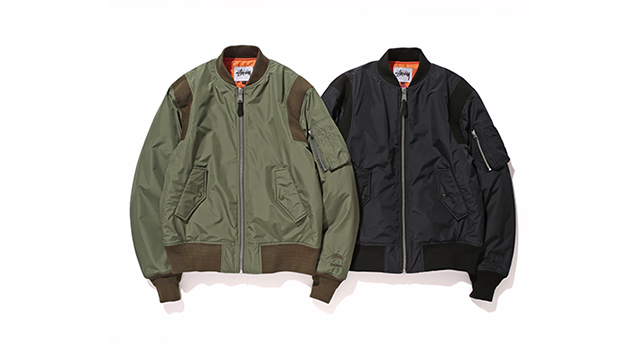 WINDSTOPPER® fabricsを使ったMA-1ベースのアウター。