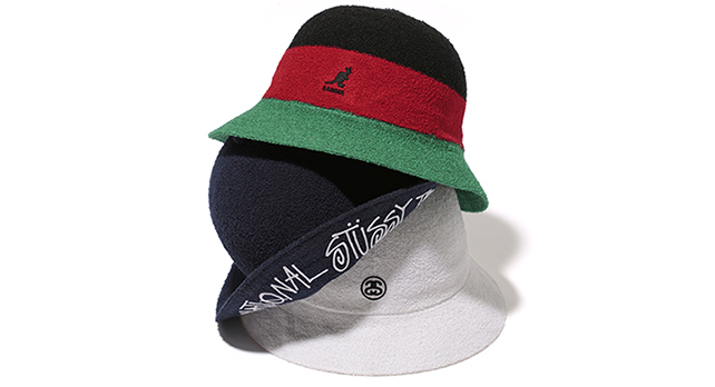 STUSSY×KANGOL］による『バミューダ カジュアル』のリミテッド