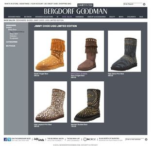 UGG アグ & ジミーチュウ 25 ブーツ ジミー チュウとUGGのコラボブーツ誕生