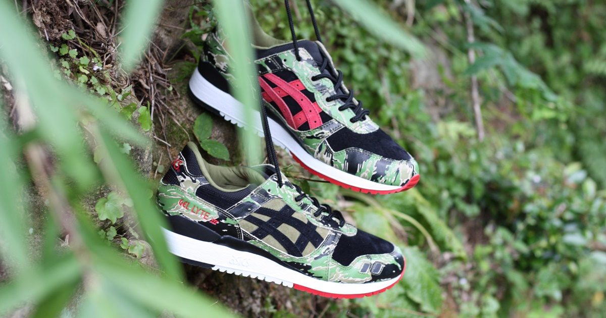 タイガーカモをまとった、ASICS Tiger × atmosの『GEL-LYTE Ⅲ』
