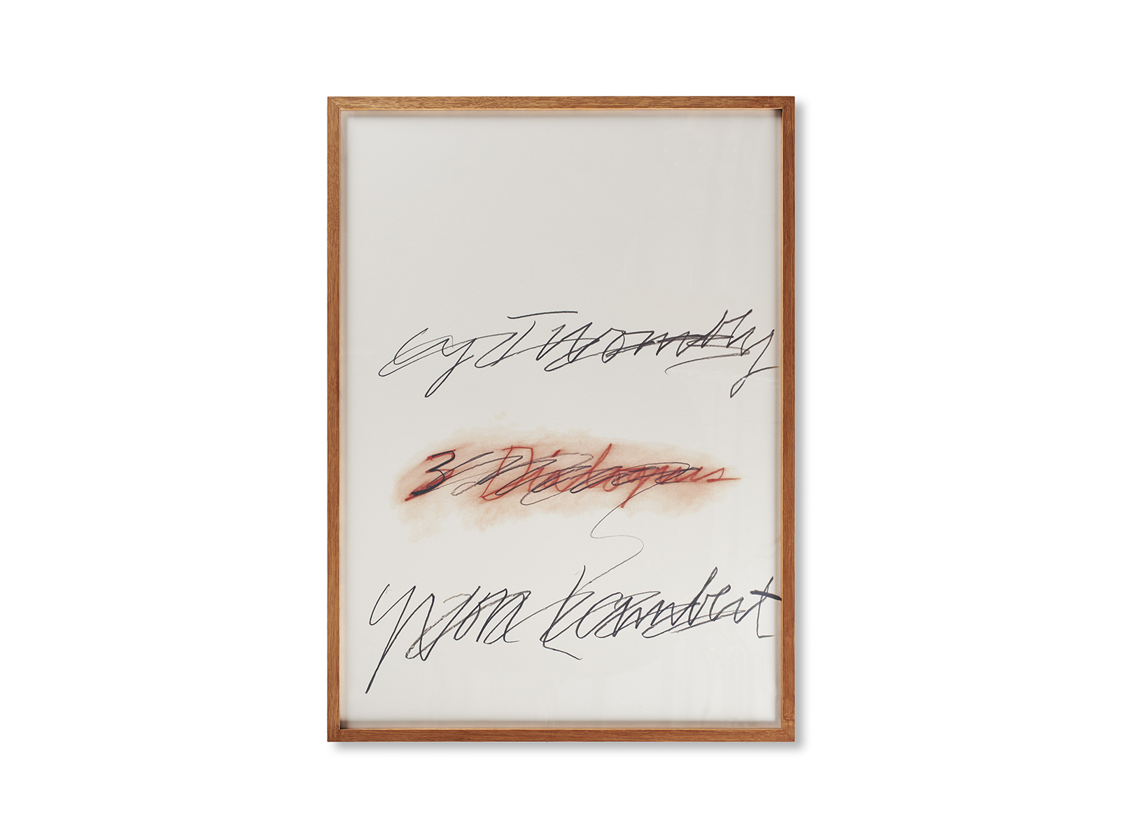 安心発送】 新品特注額装済み CY Twombly TWOMBLY サイ・トゥオン