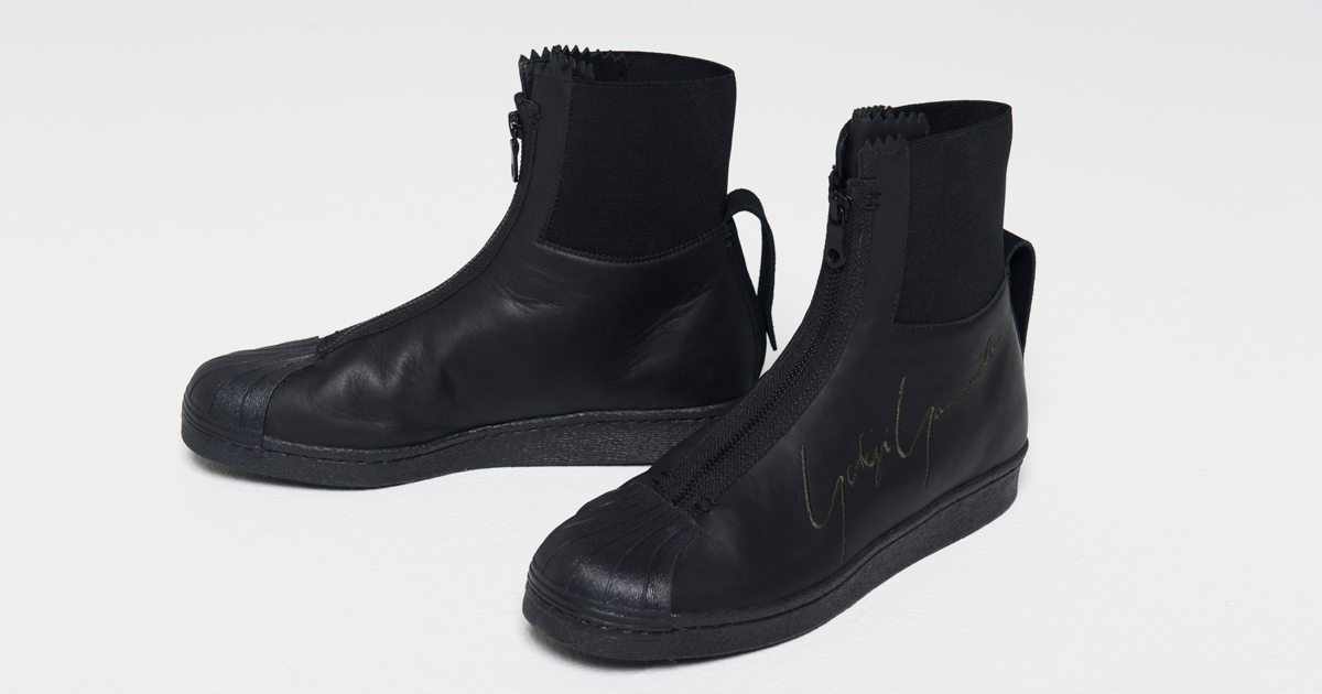 Yohji Yamamoto × adidasのモードな『SUPERSTAR』