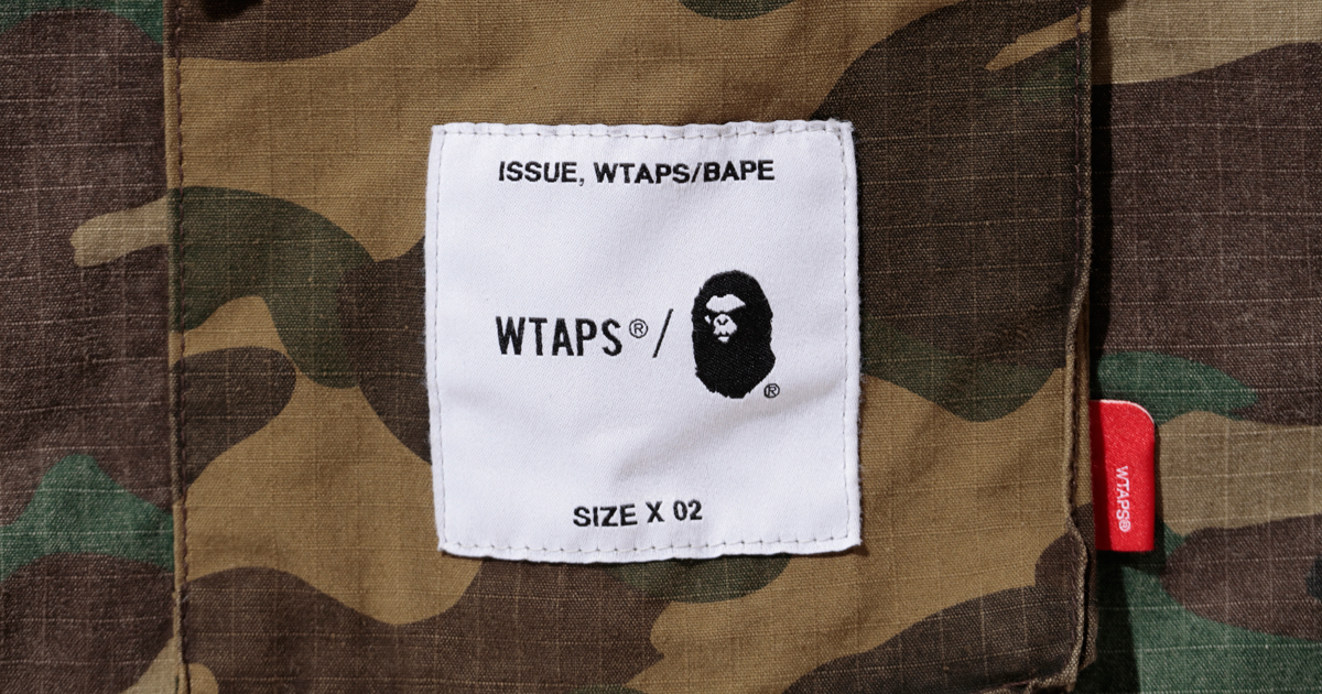 A BATHING APE® × WTAPS、全6アイテムが11月15日に発売