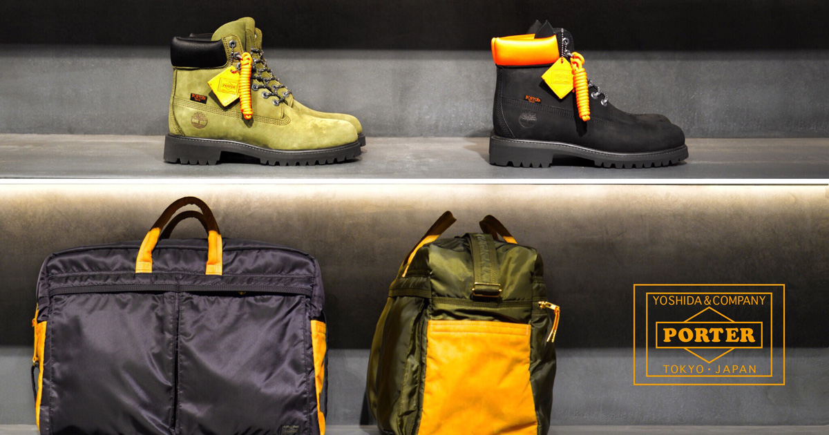 Timberland × PORTERのコラボアイテムが12月9日に発売