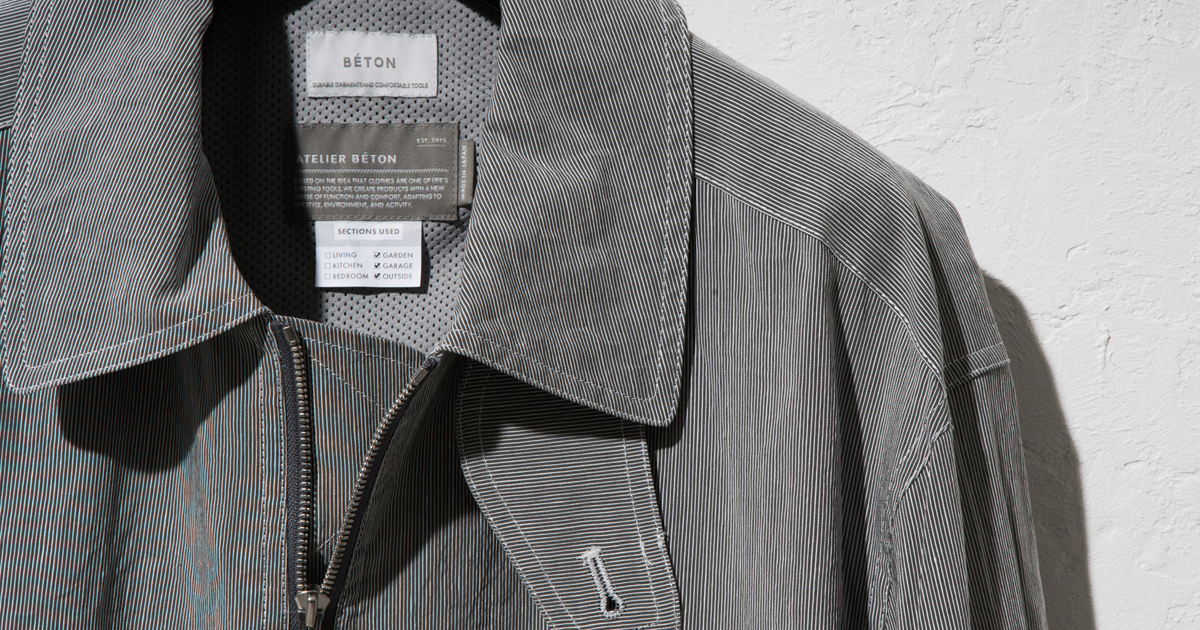 今日の逸品】ATELIER BÉTONのブルゾン