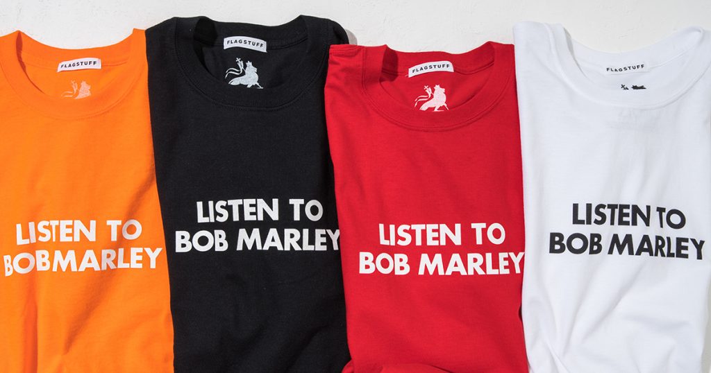 今日の逸品】BOB MARLEY × F-LAGSTUF-FのTシャツ