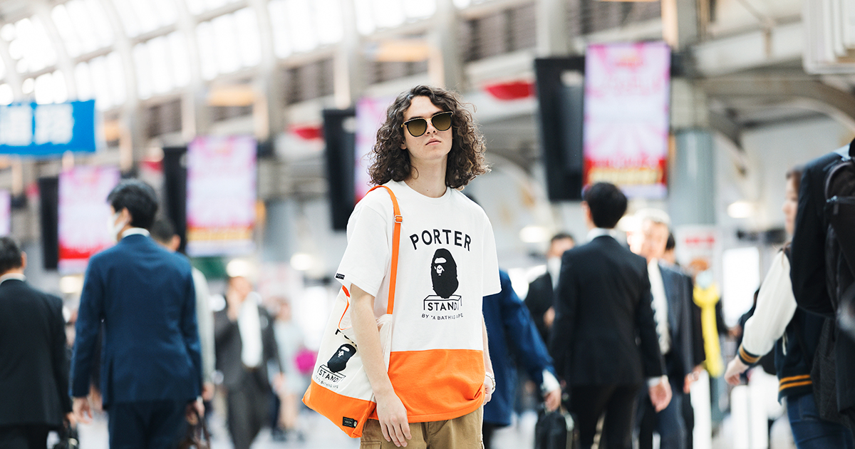 A BATHING APE®とPORTER STANDがコラボレーション