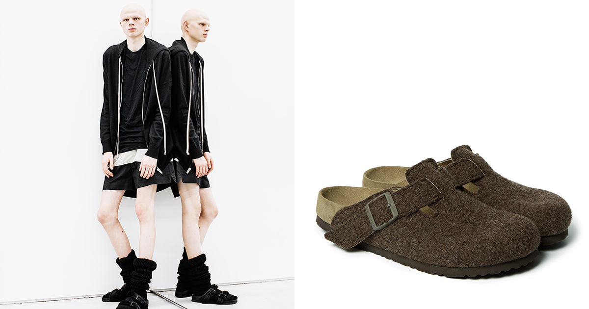話題のRick Owens × BIRKENSTOCKが遂に日本でも発売