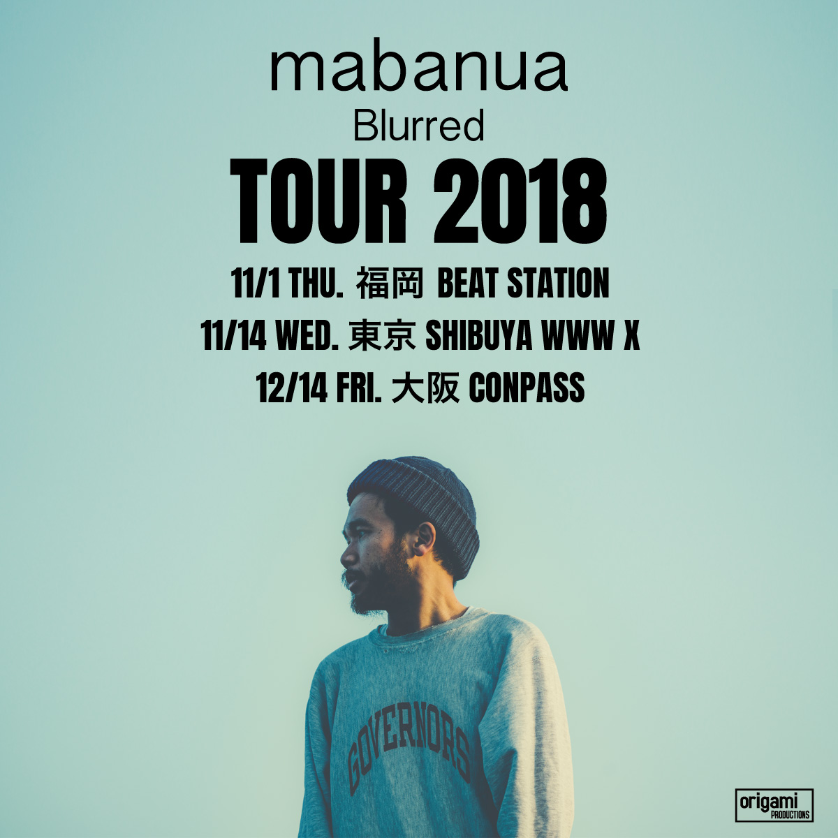 mabanuaの単独ツアーが東京、大阪、福岡で開催Search