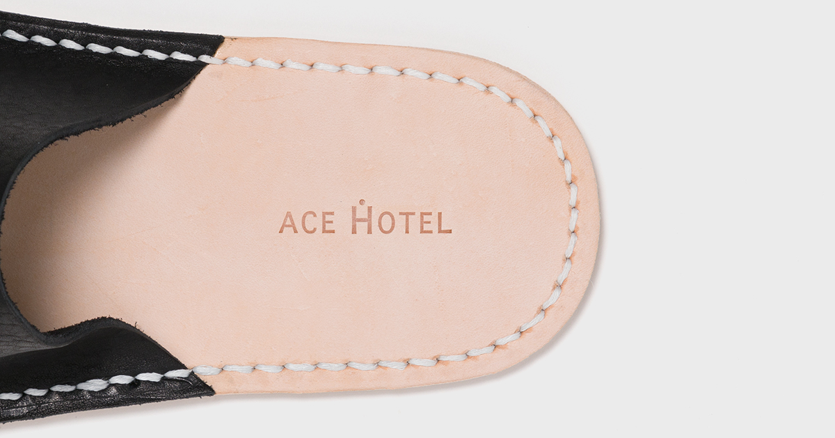 Ace Hotel × Hender Schemeのコラボスリッパ第3弾が11月3日に発売