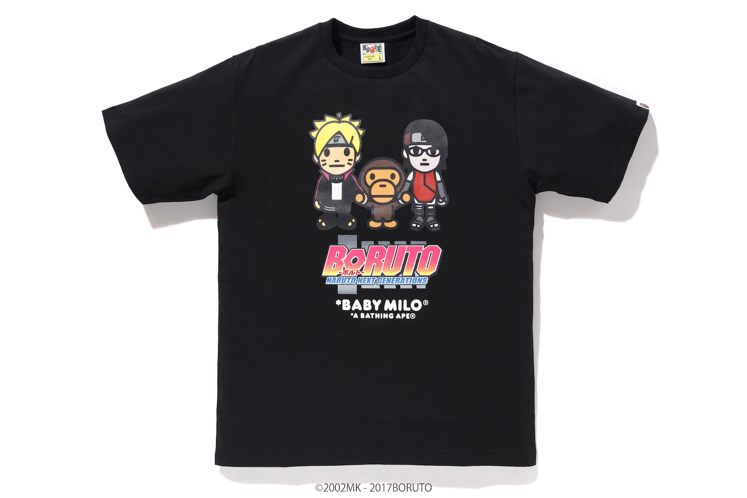 NARUTOシリーズとA BATHING APE®がコラボレーション