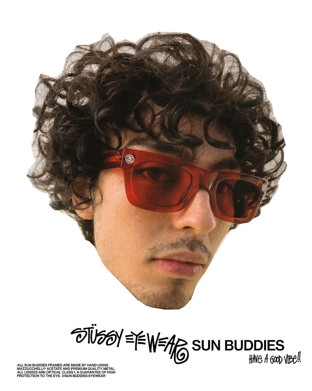 STUSSY × Sun Buddiesのアイウェア
