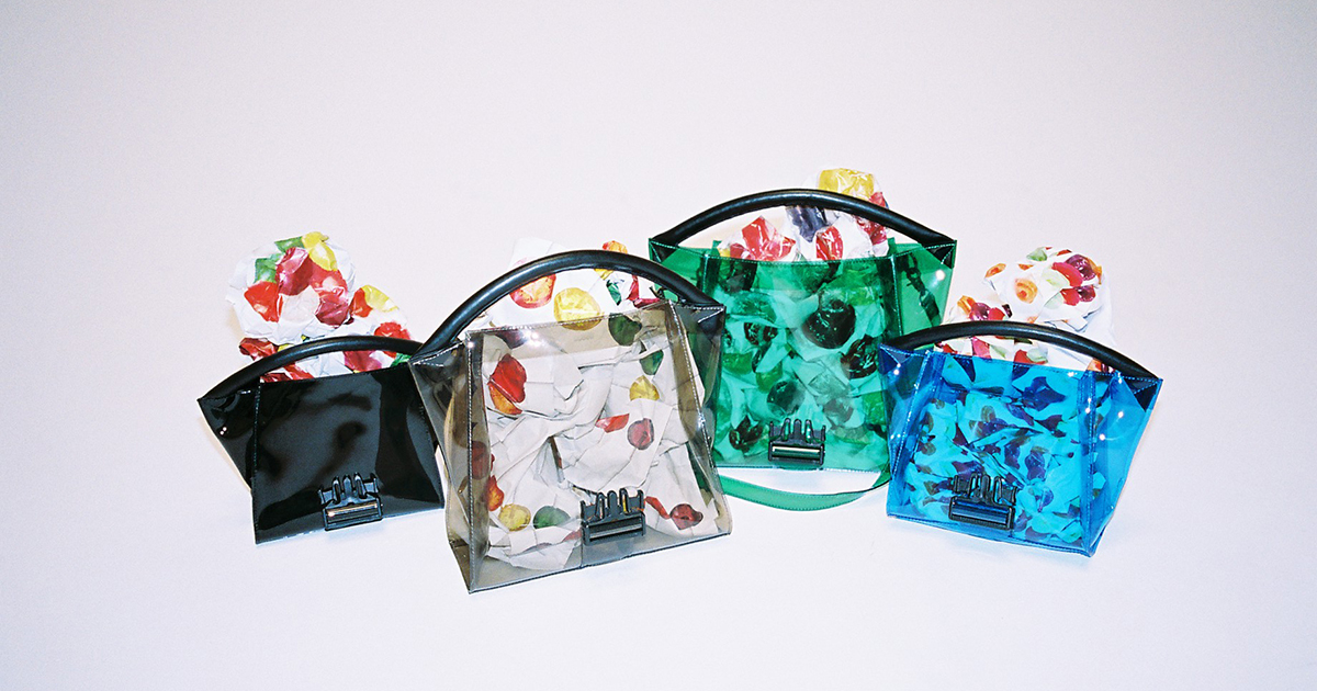 zucca ズッカ PVC キャンディバックルバッグ 2WAYバッグ クリア素材 zucca ズッカ PVC キャンディバックルバッグ 2WAYバッグ クリア
