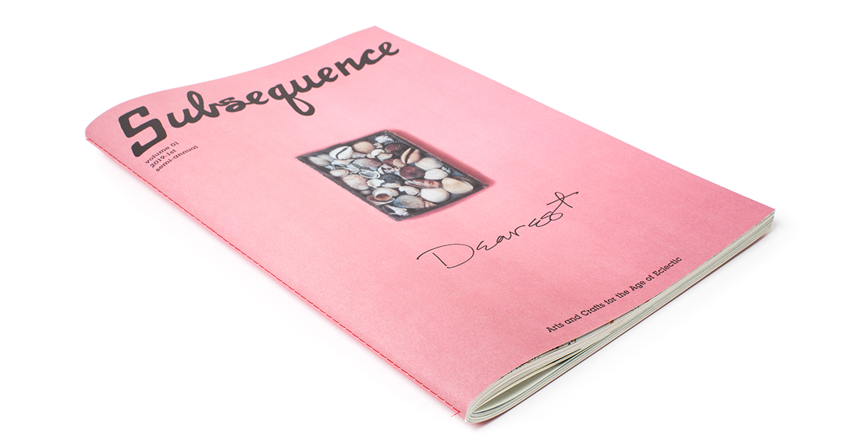 visvimの運営元であるキュビズムが雑誌『Subsequence』を創刊