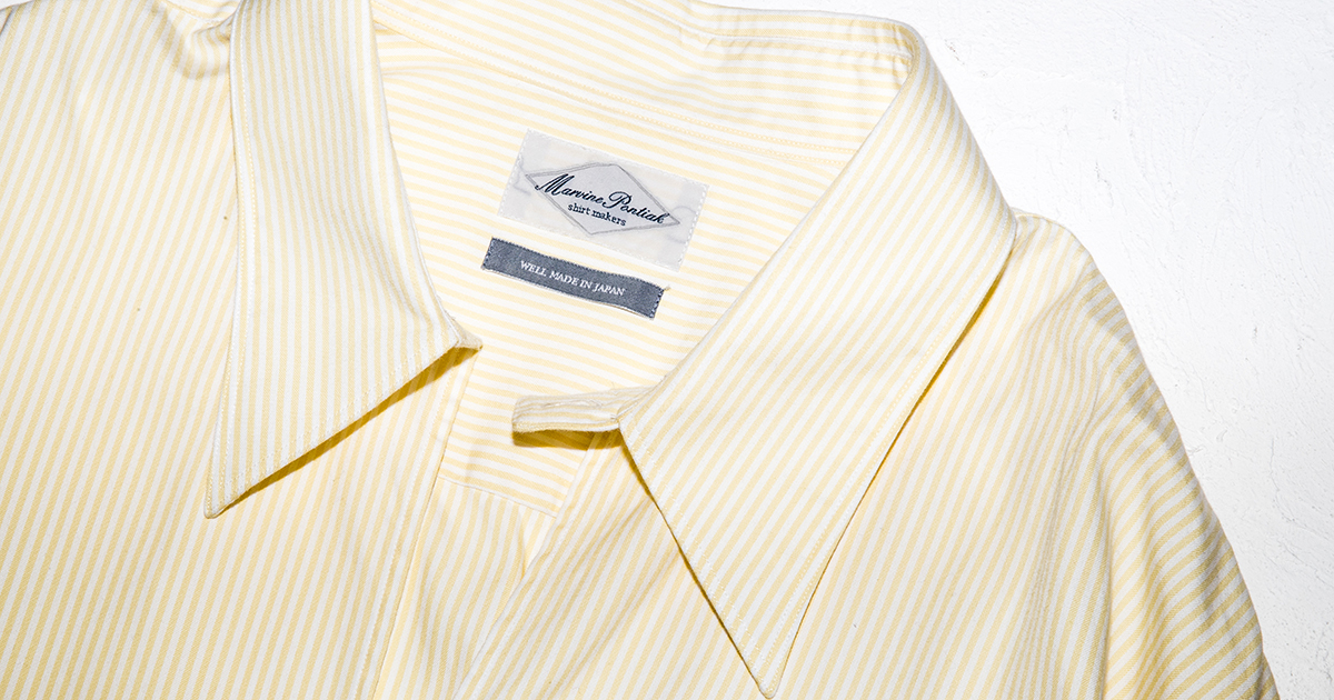 今日の逸品】Marvine Pontiak Shirt Makersのスキッパーシャツ