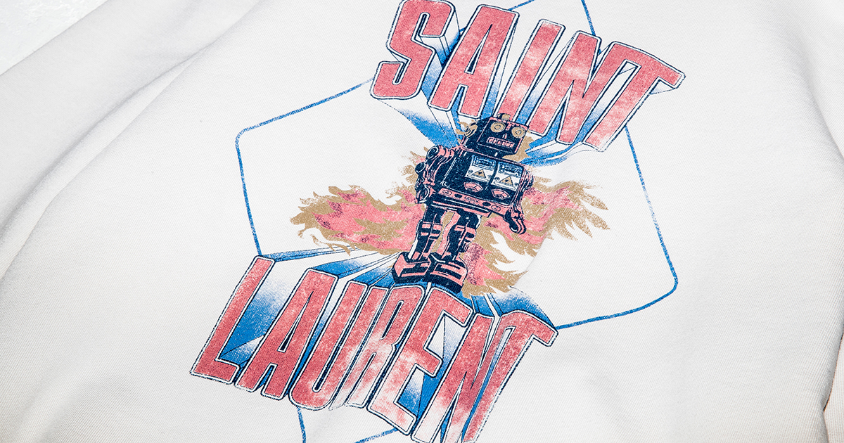 【今日の逸品】SAINT LAURENTの『”SAINT LAURENT ROBOT” HOODIE』