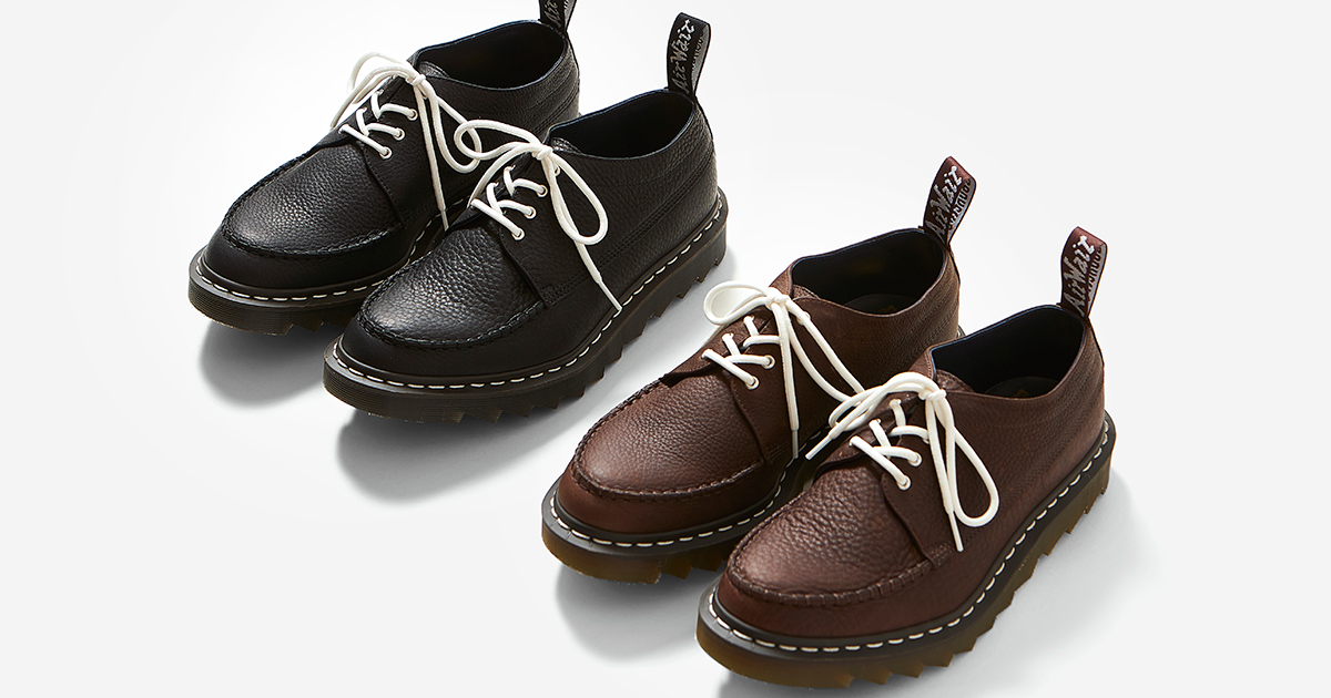 レア　Dr.Martensドクターマーチン × NANAMICA ナナミカ ナナミカ×ドクターマーチン、ミリタリーシューズとローファー
