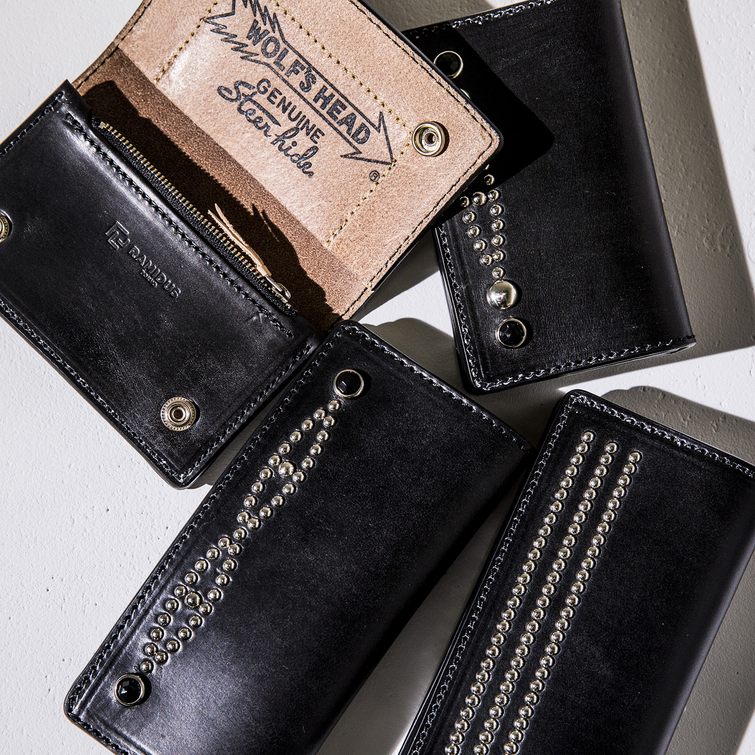 ウルフズヘッド HEAD RAMIDUS WALLET SHORT-1 黒 | accentdental.com.au