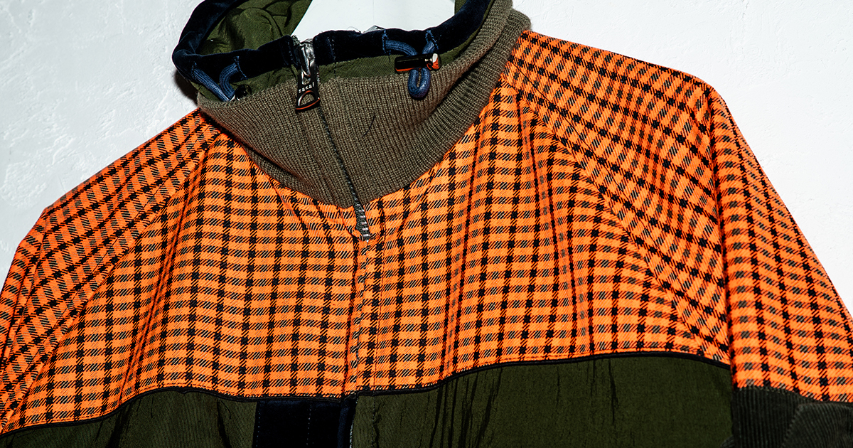 今日の逸品】sacaiのガンクラブチェックブルゾン