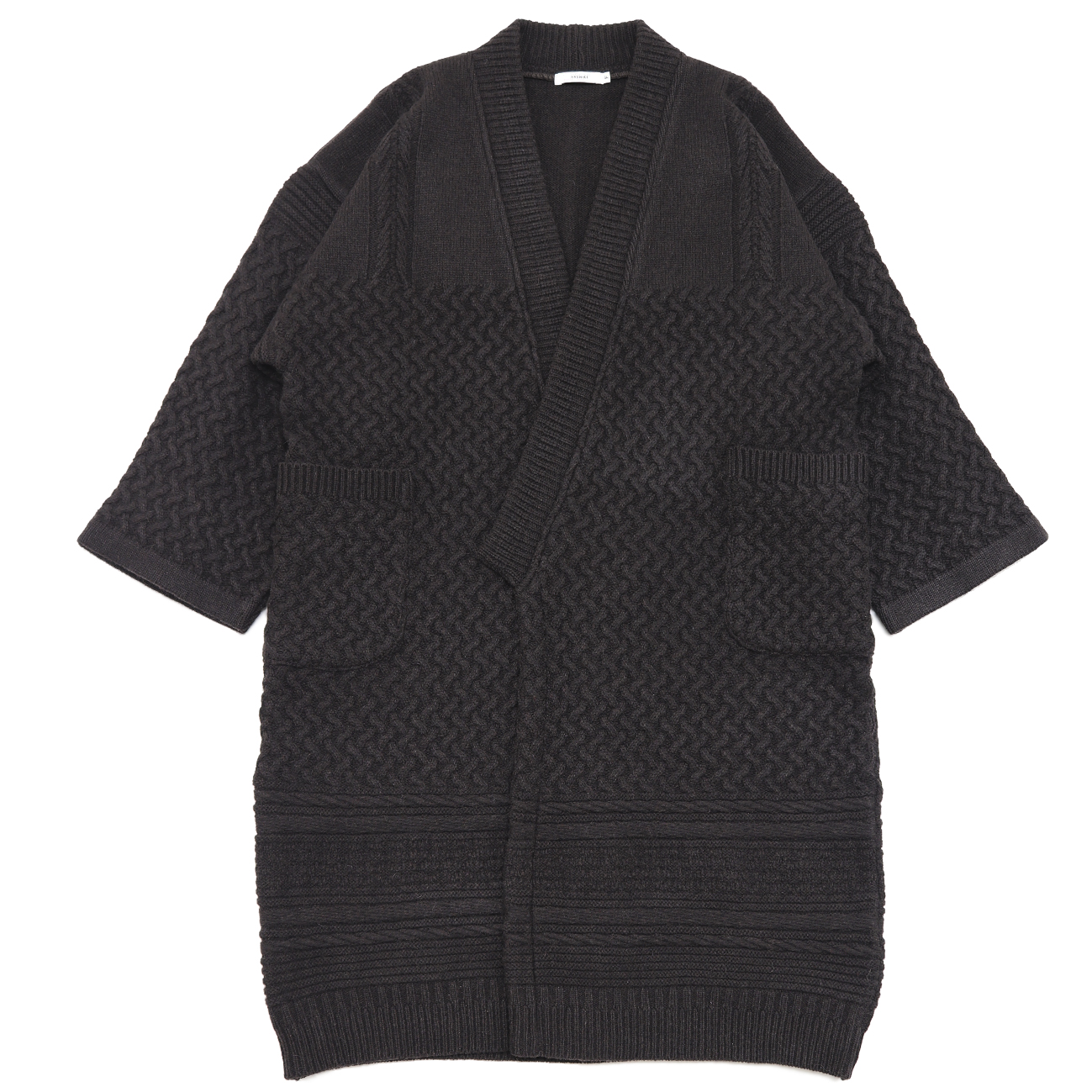 YASHIKI Tsukimi Knit Coat(BROWN)