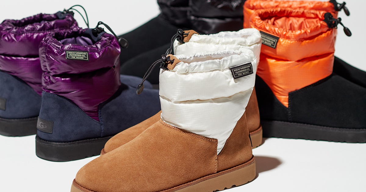 UGG® × Rocky Mountain Featherbed × BEAMSのダウンブーツ