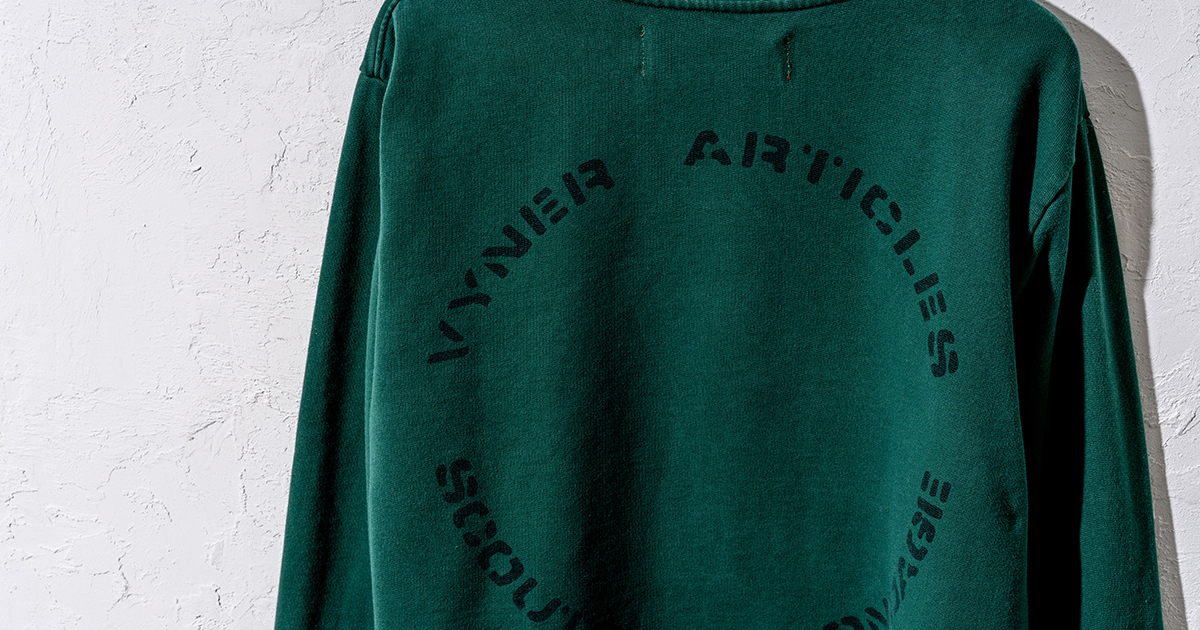 vyner articles スウェット 緑 | angeloawards.com