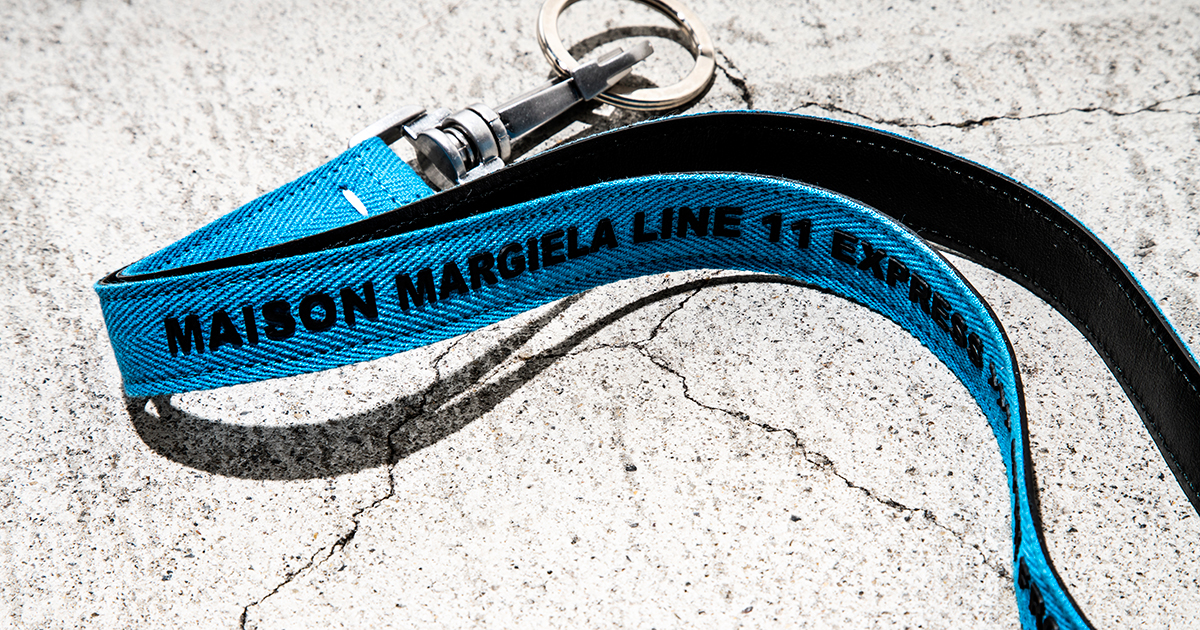 MM6 MAISON MARGIELA レザー キーリング(SA6UA0001PR227) (MM6 Maison