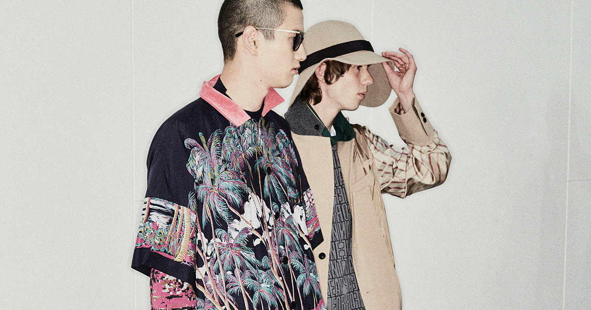 sacai × SUN SURFのコラボレーションアイテムが12月21日に発売