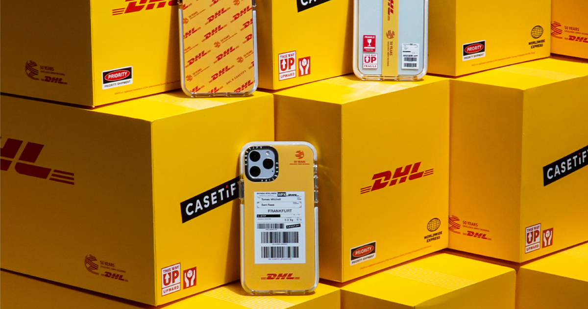 完売必至。DHL × CASETiFYのコラボコレクションが再登場