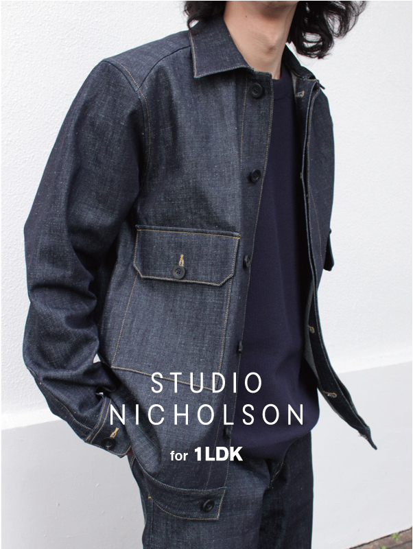 STUDIO NICHOLSON for 1LDKの別注デニムジャケット