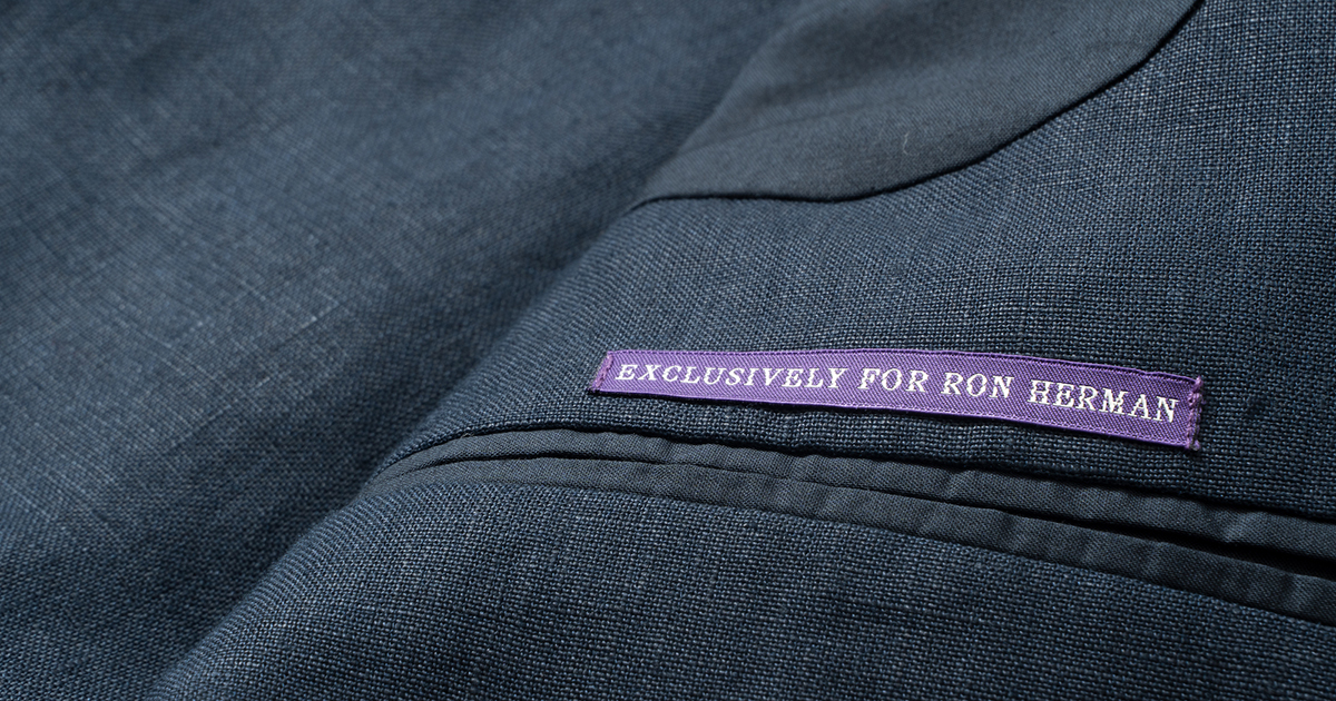 Ralph Lauren Purple LabelにRon Hermanが初めて別注した Ralph Lauren Purple LabelにRon Hermanが初めて別注した