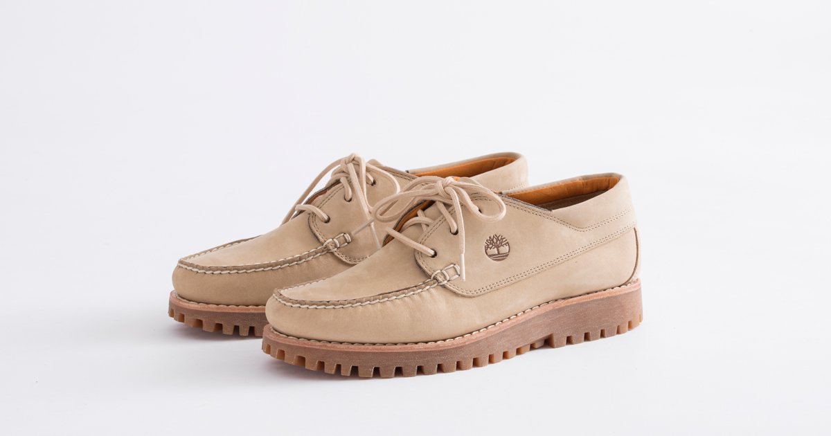 Timberlandの定番モカシンをモダナイズした新作シューズ