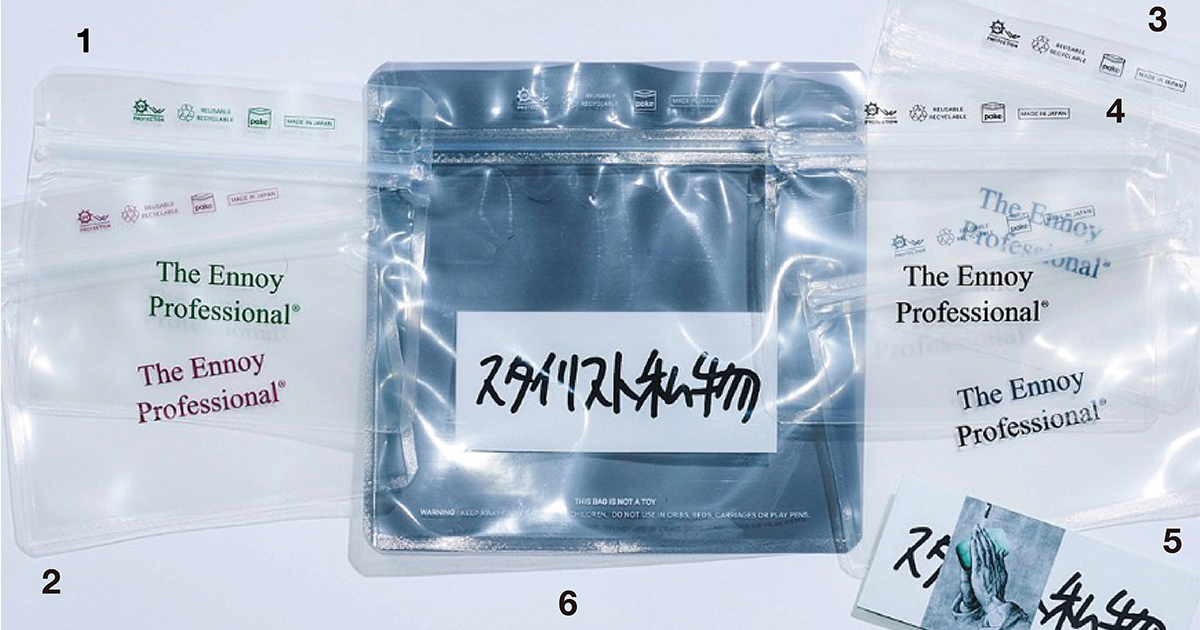 ENNOY pake セット エンノイとスタイリスト私物の”pake”が6月11日に発売