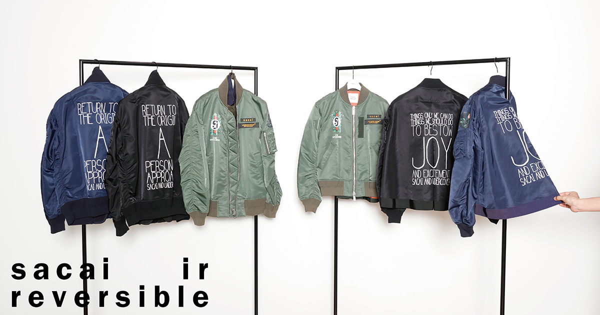 sacai × UNDERCOVERのコラボレーションアイテムがsacai THE sacai × UNDERCOVERのコラボレーションアイテムがsacai THE