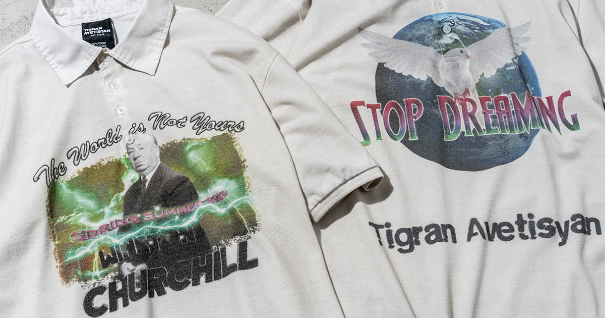 今日の逸品】TIGRAN AVETISYANのポロシャツ
