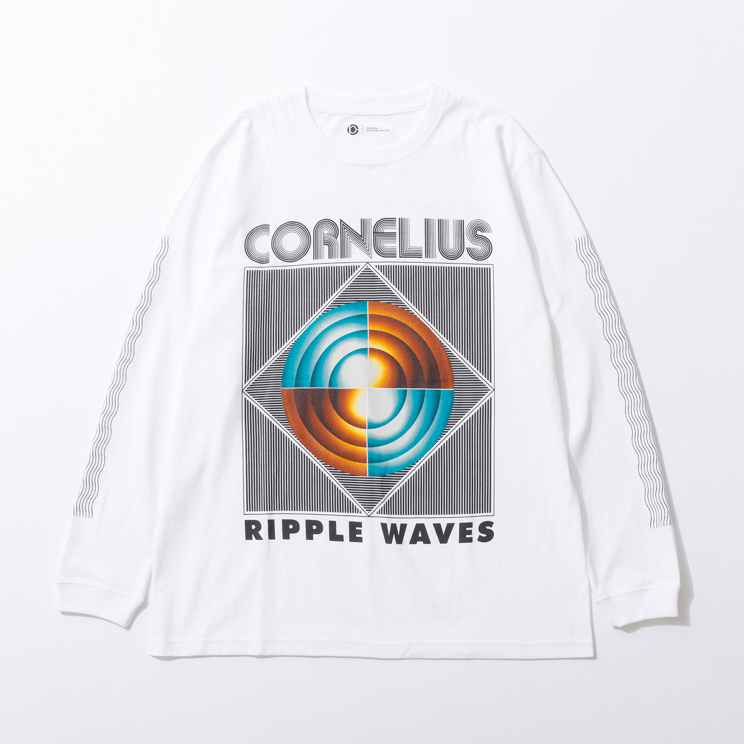 コーネリアスの名盤『Mellow Waves』と『Ripple Waves』がTシャツに