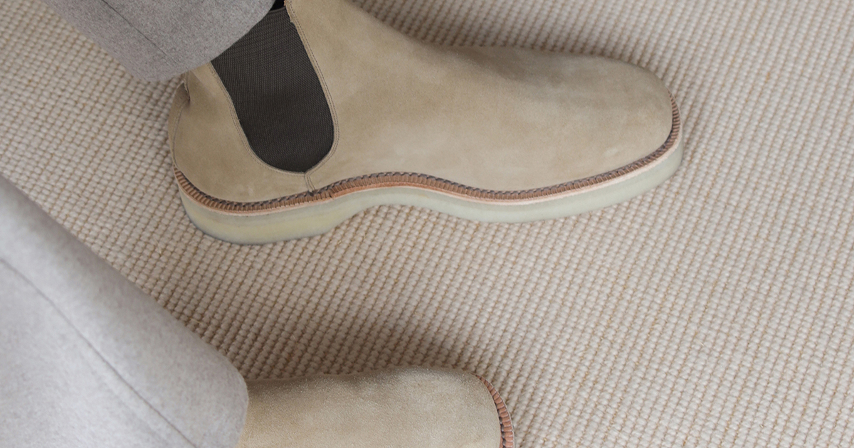 AURALEE × foot the coacherのサイドゴアブーツ