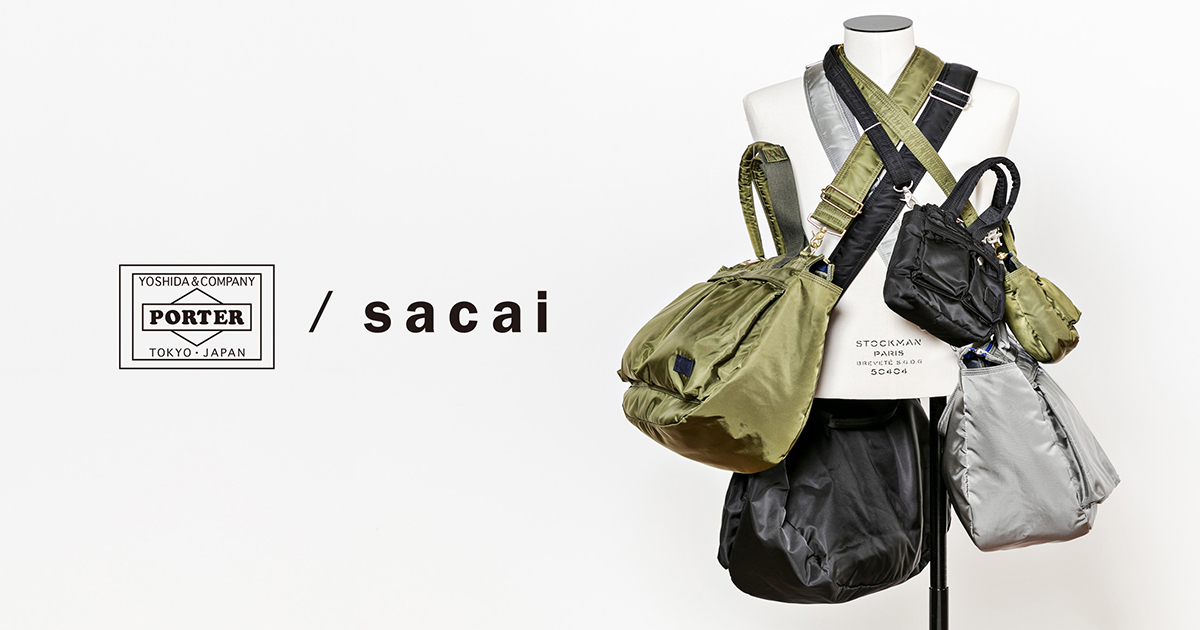 sacai × PORTERの新作がsacai THE storeで先行リリース