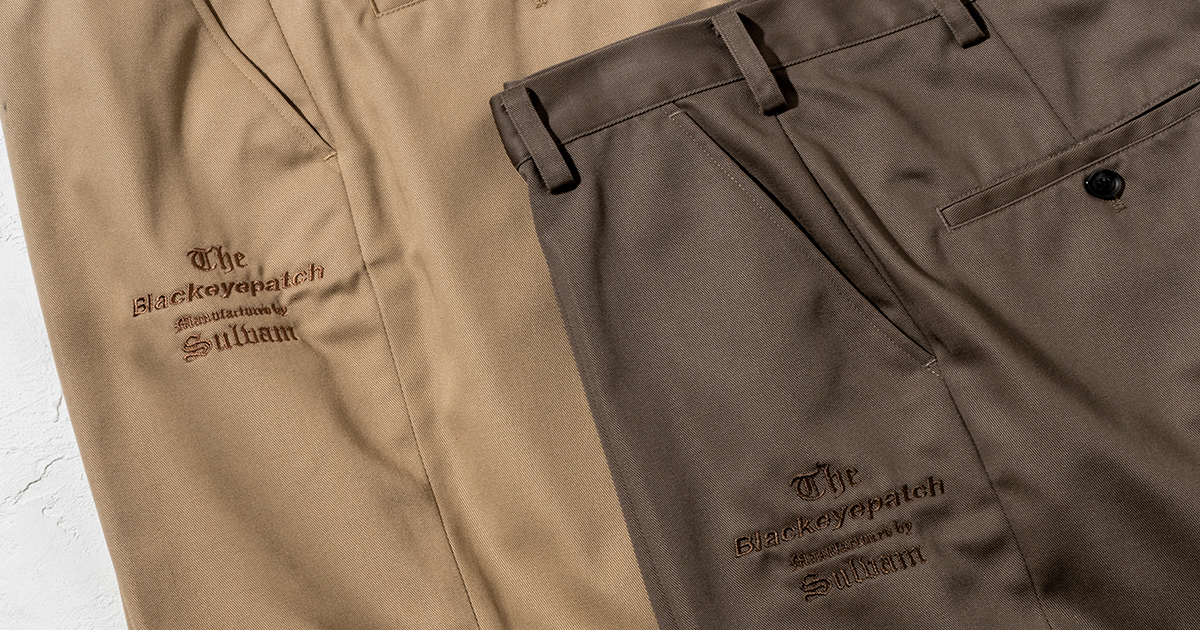 blackeyepatch×sulvam パンツ BlackEyePatch（ブラックアイパッチ）の「TAILORED PANTS