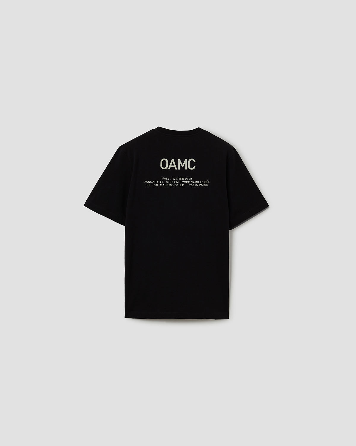 OAMCの2020年秋冬スタッフTシャツが数量限定リリース