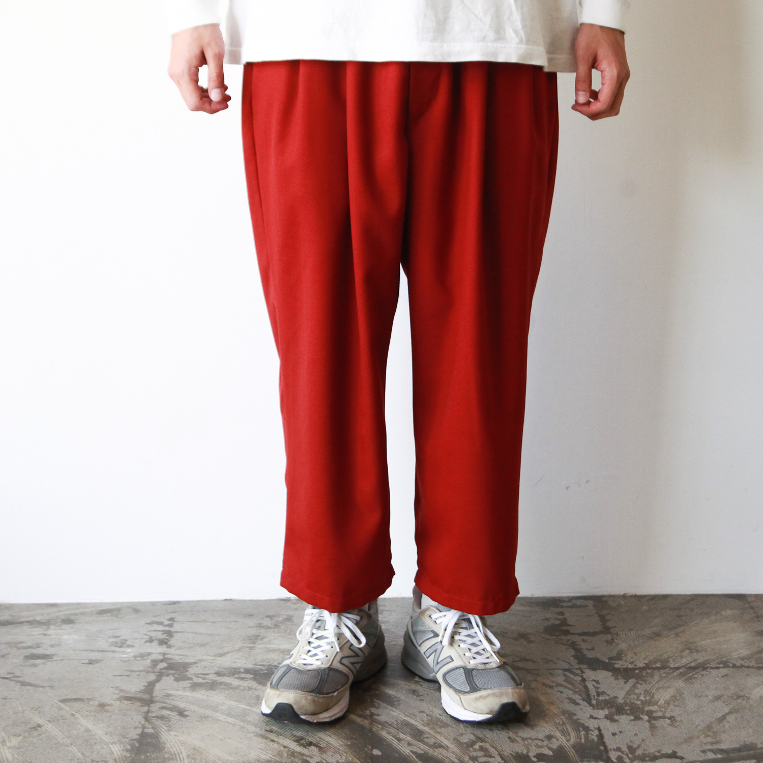 COOTIE 20aw T W Tuck Easy Pants