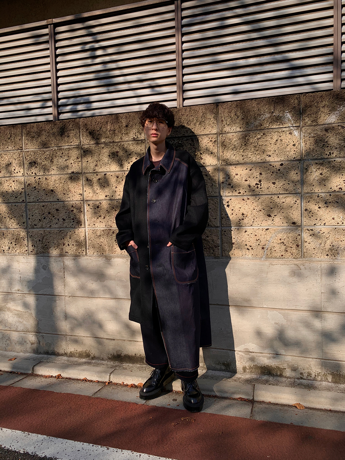khoki fall coat - メンズファッション
