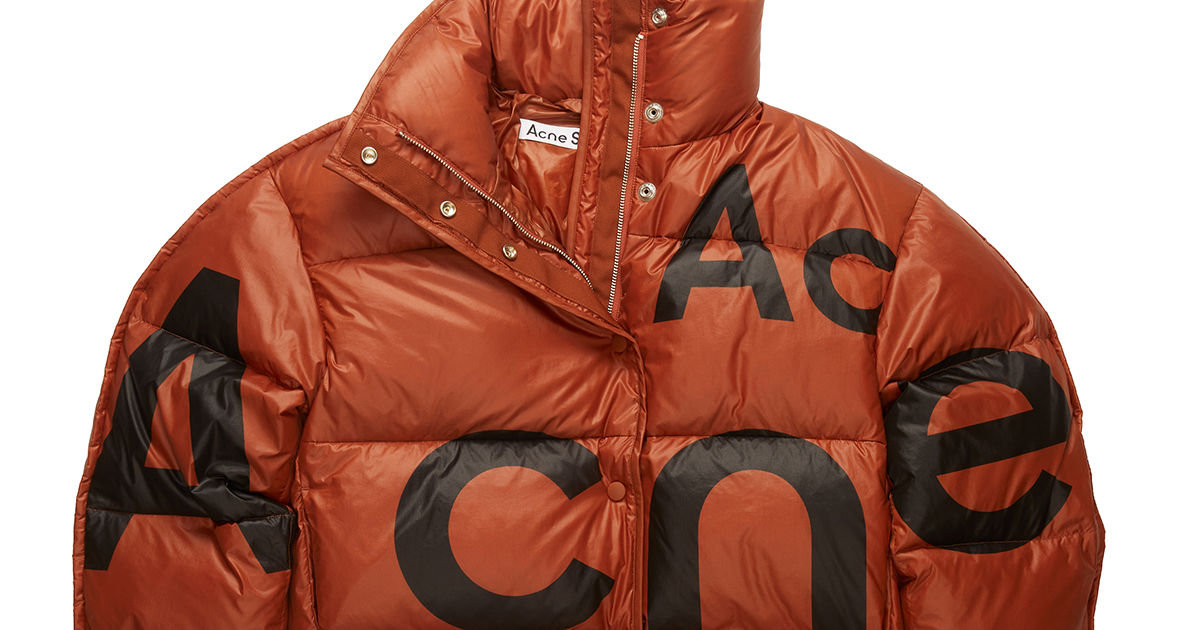 【Acne Studios】パファーダウンジャケット リサイクルダウンとフェザーを用いたAcne Studiosのパファー
