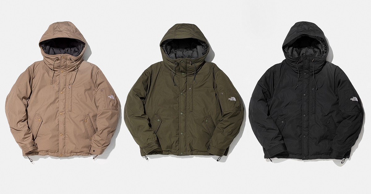 monkey timeが別注をかけたTHE NORTH FACE PURPLE LABELのダウンパーカ