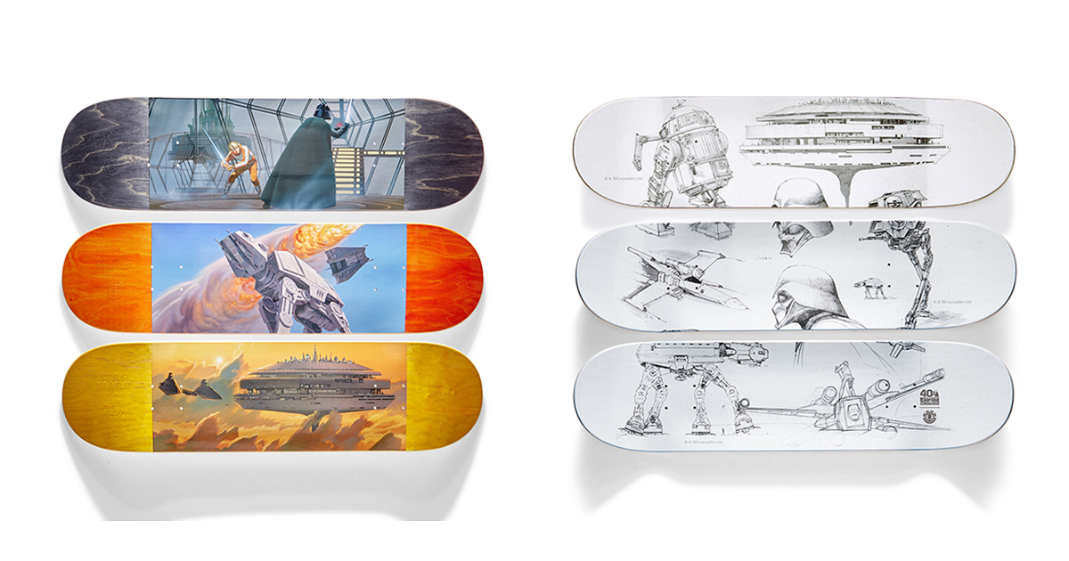 ELEMENT SKATEBOARDSとのコラボレーションにより